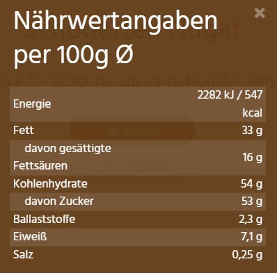 Socola Schogetten Originals Nugat, 100g Socola Schogetten Originals Nugat, 100g