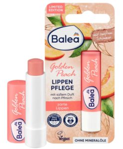 Son dưỡng Balea Lippenpflege Golden Peach, 4,8 g