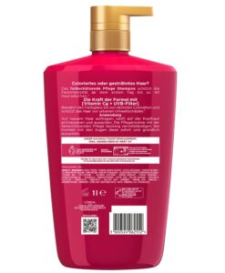 Dầu gội Loreal Elvital Color Glanz cho tóc nhuộm, 1 lít