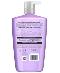 Dầu gội Loreal Elvital Hydra Hyaluronic cấp ẩm cho tóc khô, 1 lít