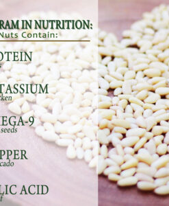 Hạt thông Siberian Pinenuts Savana Orchards, 300g {Mỹ}