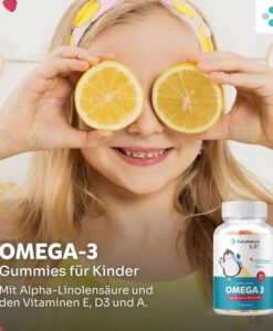 Kẹo dẻo Omega-3 FutuNatura Omega-3 Gummies Kids cho trẻ em, 60 viên