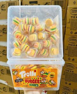 Kẹo dẻo Trolli Burger Minis, 600g