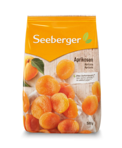 Mơ sấy Seeberger Aprikosen không hạt, 500g