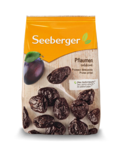 Mận sấy Seeberger Pflaumen Entsteint tách hạt, 500g