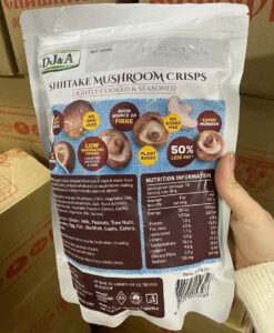 Nấm hương sấy giòn DJ&A Shiitake Mushroom Crips, 300g {Úc}