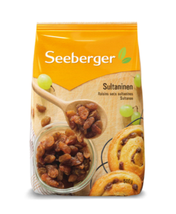 Nho vàng sấy Seeberger Sultaninen, 500g