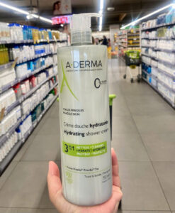 Sữa tắm ADERMA Gel douche Hydra Protecteur dưỡng ẩm, giảm mụn, 750ml