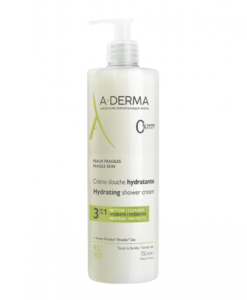 Sữa tắm ADERMA Gel douche Hydra Protecteur dưỡng ẩm, giảm mụn, 750ml