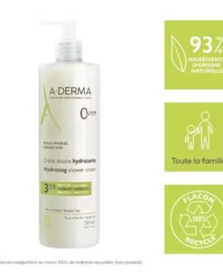 Sữa tắm ADERMA Gel douche Hydra Protecteur dưỡng ẩm, giảm mụn, 750ml