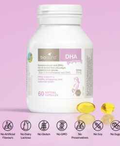 Viên uống Bio Island DHA For Pregnancy bổ sung DHA cho bà bầu, 60 viên
