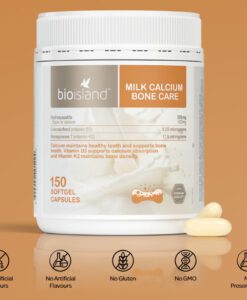 Viên uống Bio Island Milk Calcium Bone Care bổ sung canxi, 150 viên