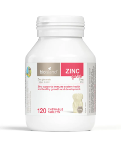 Viên uống Bio Island Zinc For Kids bổ sung kẽm cho trẻ em, 120 viên
