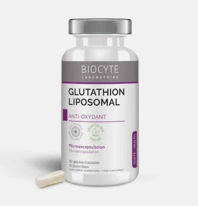 Viên uống trắng da BIOCYTE Glutathion Liposomal, 30 viên Viên uống trắng da BIOCYTE Glutathion Liposomal, 30 viên