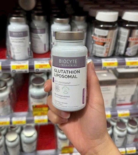 Viên uống trắng da BIOCYTE Glutathion Liposomal, 30 viên Viên uống trắng da BIOCYTE Glutathion Liposomal, 30 viên