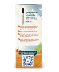 Vitamin D3 thuần tinh khiết Nordic Naturals Baby's Vitamin D3 cho trẻ từ 0-12 tháng, 22,5ml