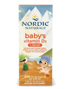 Vitamin D3 thuần tinh khiết Nordic Naturals Baby's Vitamin D3 cho trẻ từ 0-12 tháng, 22,5ml