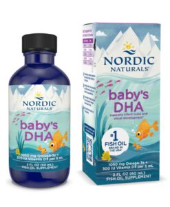 DHA tinh khiết Nordic Naturals Baby's DHA bổ sung DHA cho trẻ sơ sinh, 60ml