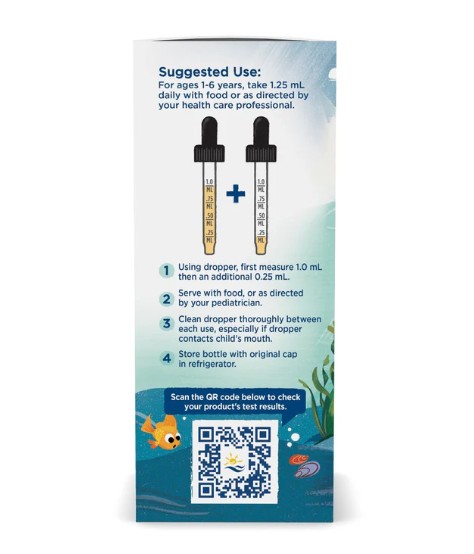 Nordic Naturals Children's DHA Extra bổ sung DHA cho trẻ em, 60ml Nordic Naturals Children's DHA Extra bổ sung DHA cho trẻ em, 60ml