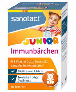 Tăng đề kháng Sanotact Junior Immunbärchen cho trẻ em, 60 viên