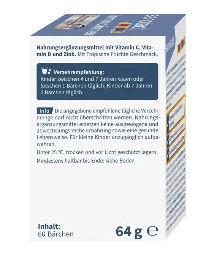 Tăng đề kháng Sanotact Junior Immunbärchen cho trẻ em, 60 viên Tăng đề kháng Sanotact Junior Immunbärchen cho trẻ em, 60 viên