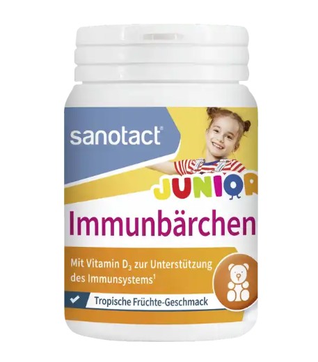 Tăng đề kháng Sanotact Junior Immunbärchen cho trẻ em, 60 viên Tăng đề kháng Sanotact Junior Immunbärchen cho trẻ em, 60 viên
