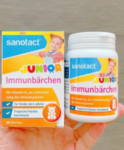Tăng đề kháng Sanotact Junior Immunbärchen cho trẻ em, 60 viên