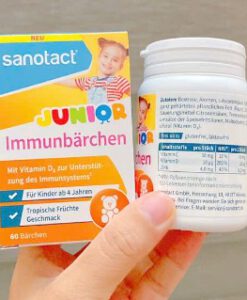 Tăng đề kháng Sanotact Junior Immunbärchen cho trẻ em, 60 viên