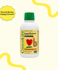 Canxi dạng nước Childlife Liquid Calcium with Magnesium bổ sung canxi cho trẻ từ sơ sinh, 473ml