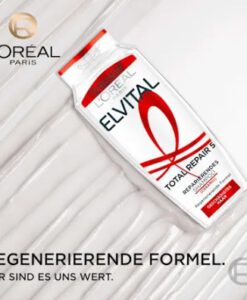 Dầu gội Loreal Elvital Total Repair 5 phục hồi tóc hư tổn, 400ml