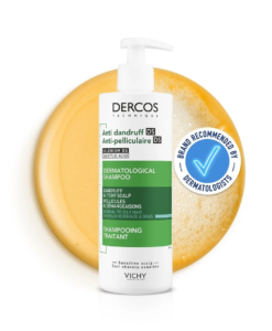 Dầu gội trị gàu Vichy Dercos Anti-Dandruff cho tóc thường đến tóc dầu, 390ml