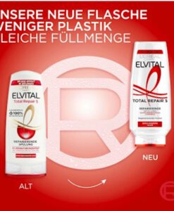 Dầu xả Loreal Elvital Total Repair 5 phục hồi tóc hư tổn, 200ml