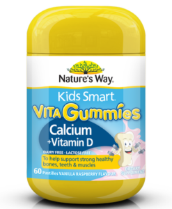 Kẹo dẻo Nature's Way Kids Smart Vita Gummies Calcium + Vitamin D cho trẻ em từ 2 tuổi, 60 viên