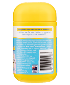 Kẹo dẻo Nature's Way Kids Smart Vita Gummies Calcium + Vitamin D cho trẻ em từ 2 tuổi, 60 viên