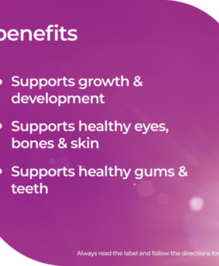 Kẹo dẻo Nature's Way Kids Smart Vita Gummies Multi-Vitamin Plus cho trẻ em từ 2 tuổi, 60 viên