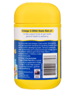 Kẹo dẻo Nature's Way Kids Smart Vita Gummies Omega-3 DHA Fish Oil cho trẻ em từ 2 tuổi, 60 viên