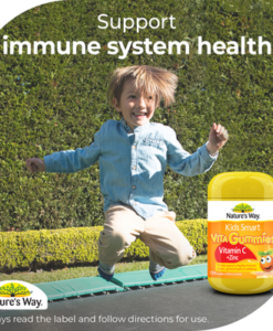 Kẹo dẻo Nature's Way Kids Smart Vita Gummies Vitamin C + Zinc tăng đề kháng cho trẻ em từ 2 tuổi, 60 viên