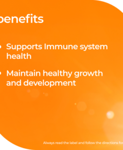 Kẹo dẻo Nature's Way Kids Smart Vita Gummies Vitamin C + Zinc tăng đề kháng cho trẻ em từ 2 tuổi, 60 viên