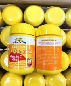 Kẹo dẻo Nature's Way Kids Smart Vita Gummies Vitamin C + Zinc tăng đề kháng cho trẻ em từ 2 tuổi, 60 viên