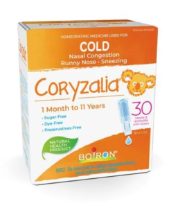 Muối uống Coryzalia Boiron trị sổ mũi, nghẹt mũi, 30 tép x 1ml