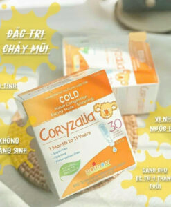 Muối uống Coryzalia Boiron trị sổ mũi, nghẹt mũi, 30 tép x 1ml