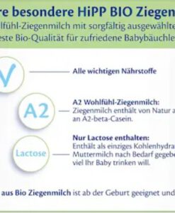 Sữa Hipp Bio Ziegenmilch Anfangsmilch PRE cho bé từ 0-6 tháng tuổi, 400g