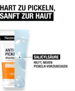 Sữa rửa mặt trị mụn Neutrogena Anti Pickel Waschpeeling, 150ml