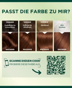 Thuốc nhuộm tóc Garnier Nutrisse 4.13 Leuchtendes Kastanienbraun - màu nâu hạt dẻ sáng, 1 bộ