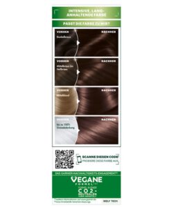 Thuốc nhuộm tóc Garnier Nutrisse 5.12 Kühles Hellbraun - màu nâu nhạt, 1 hộp