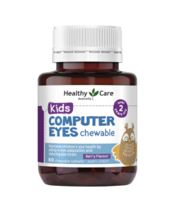 Viên nhai bổ mắt Healthy Care Kids Computer Eyes Chewable cho trẻ em, 60 viên