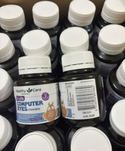 Viên nhai bổ mắt Healthy Care Kids Computer Eyes Chewable cho trẻ em, 60 viên