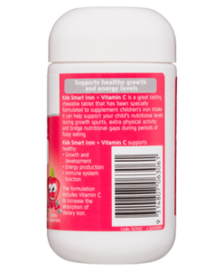 Viên nhai Nature's Way Kids Smart Iron + Vitamin C Chewable bổ sung sắt và vitamin C cho trẻ em, 50 viên