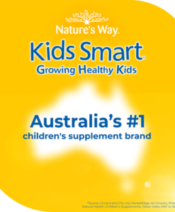 Viên nhai Nature's Way Kids Smart Iron + Vitamin C Chewable bổ sung sắt và vitamin C cho trẻ em, 50 viên