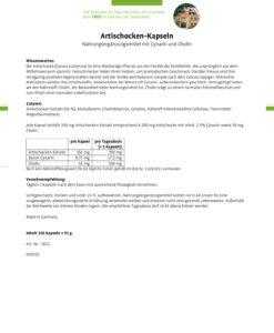 Viên uống bổ gan Sanct Bernhard Artischocken Kapseln, 150 viên